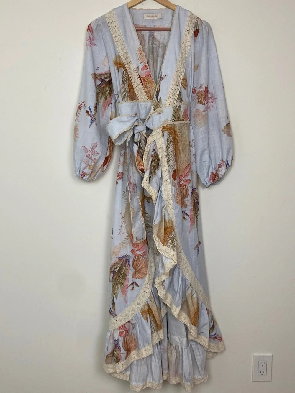 Zimmermann Ascension Frill Maxi Dress - size 2 - Picture 3 of 10